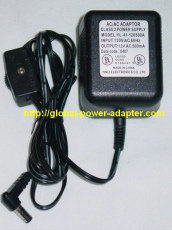 New Yinli YL-41-120500A AC Adapter w/ Switch 12VAC 0.5A YL41120500A