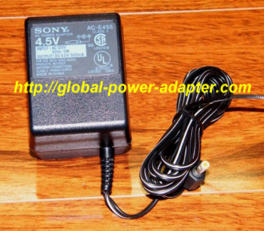 NEW Sony 4.5V 5W 60Hz 500mA AC Adapter AC-E455 Power Supply For D-235CK Discman