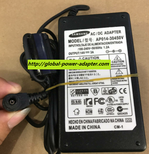 NEW Samsung AP014-30450V ADAPTER POWER SUPPLY 6.4mm X 4.4mm - Click Image to Close