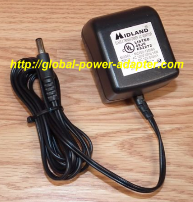 NEW Midland 12V 500mA 14W 60Hz AC Adapter MC202-120050 Power Supply Charger