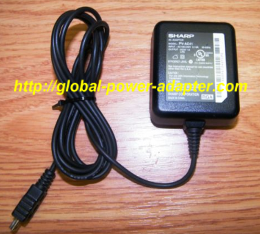 NEW SHARP Input 100-240VAC 0.18A Output 5 V DC 1A AC Adapter PV-AC41 Power Supply