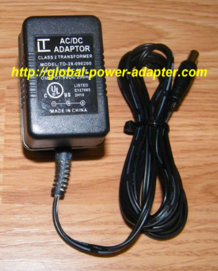 NEW Genuine LT TD-28-090200 AC/DC Adapter 9V 200mA 60Hz Power Supply Charger