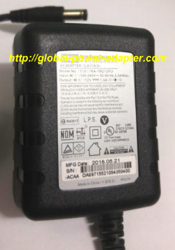 NEW APD Asian Power Devices Inc WA-18Q12FU US 12V 1.5A 120-240V 50-60Hz AC Adapter - Click Image to Close