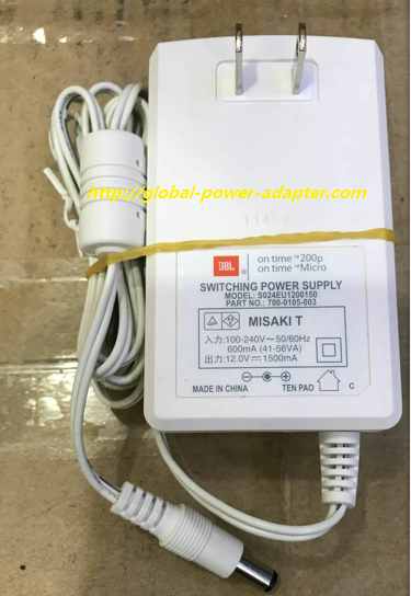 NEW UBL S024EU1200150 SWITCHING POWERT AC DC ADAPTER SUPPLY!