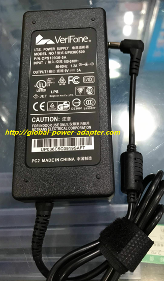NEW VeriFone UP036C509 CPS10936-5A SWITCHING POWERT AC DC ADAPTER SUPPLY!
