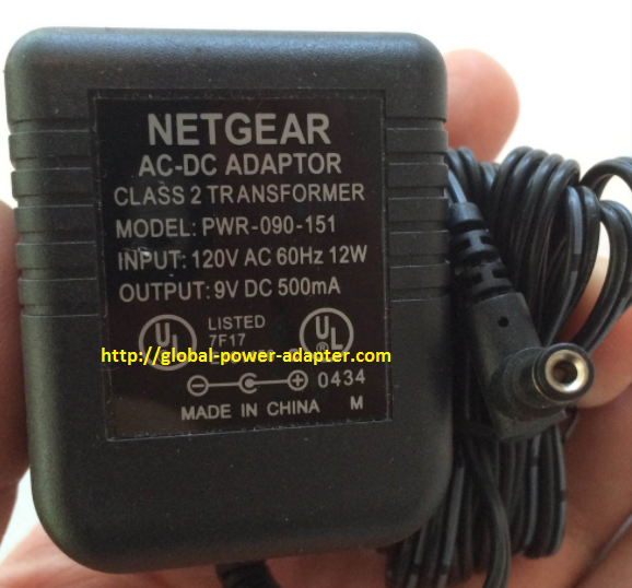 Brand NEW NETGEAR 9V DC 500mA FOR Router PWR-090-151 Power Supply AC/DC Adapter Wall Wart