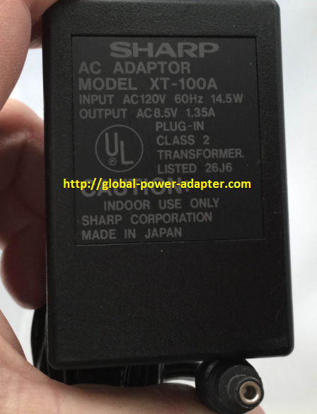 Brand NEW Sharp AC8.5V 8.5V 1.35A FOR XT-100A OEM Power Supply Adapter Charger