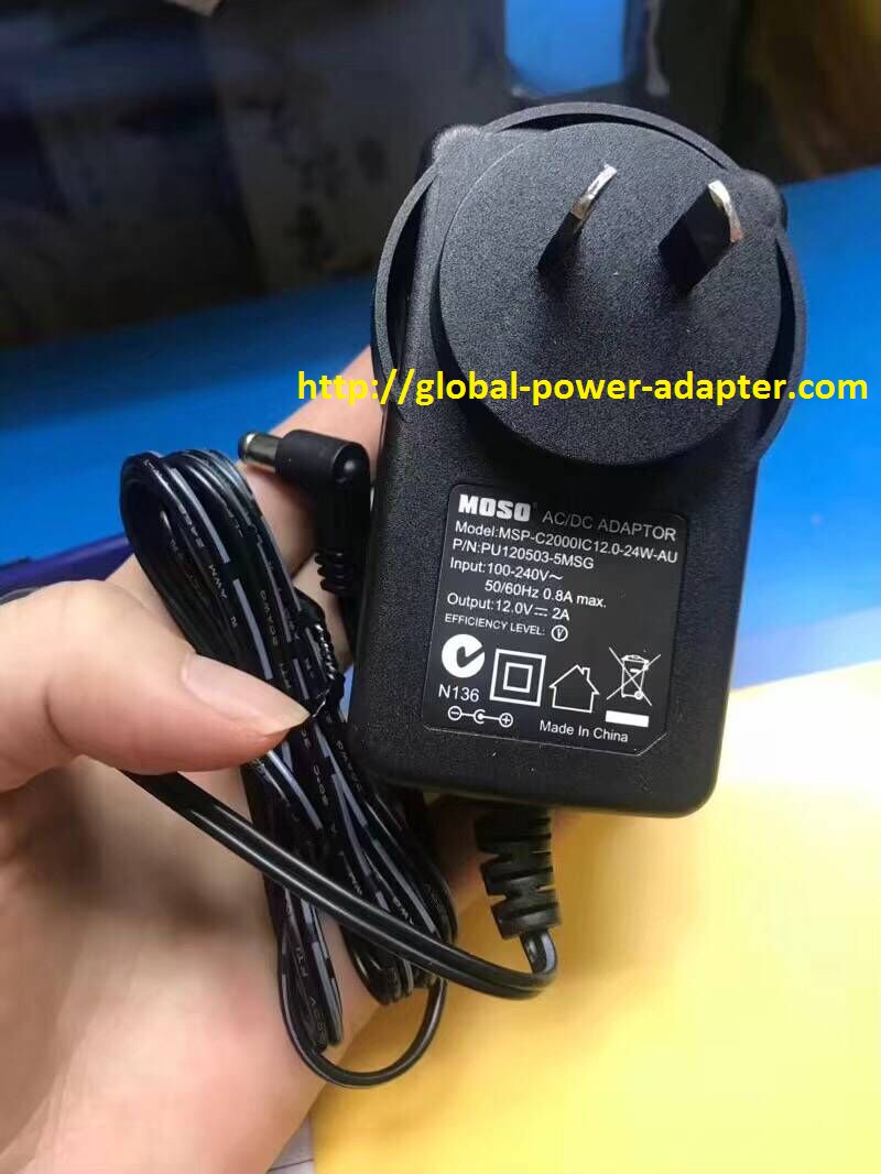 Brand NEW MOSO MSP-C2000IC12.0-24W-AU AC DC Adapter POWER SUPPLY