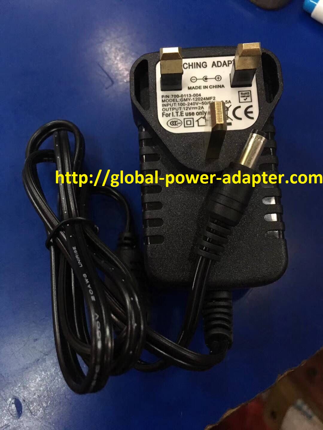 Brand NEW GMY-12024MF2 700-0113-004 AC DC Adapter POWER SUPPLY