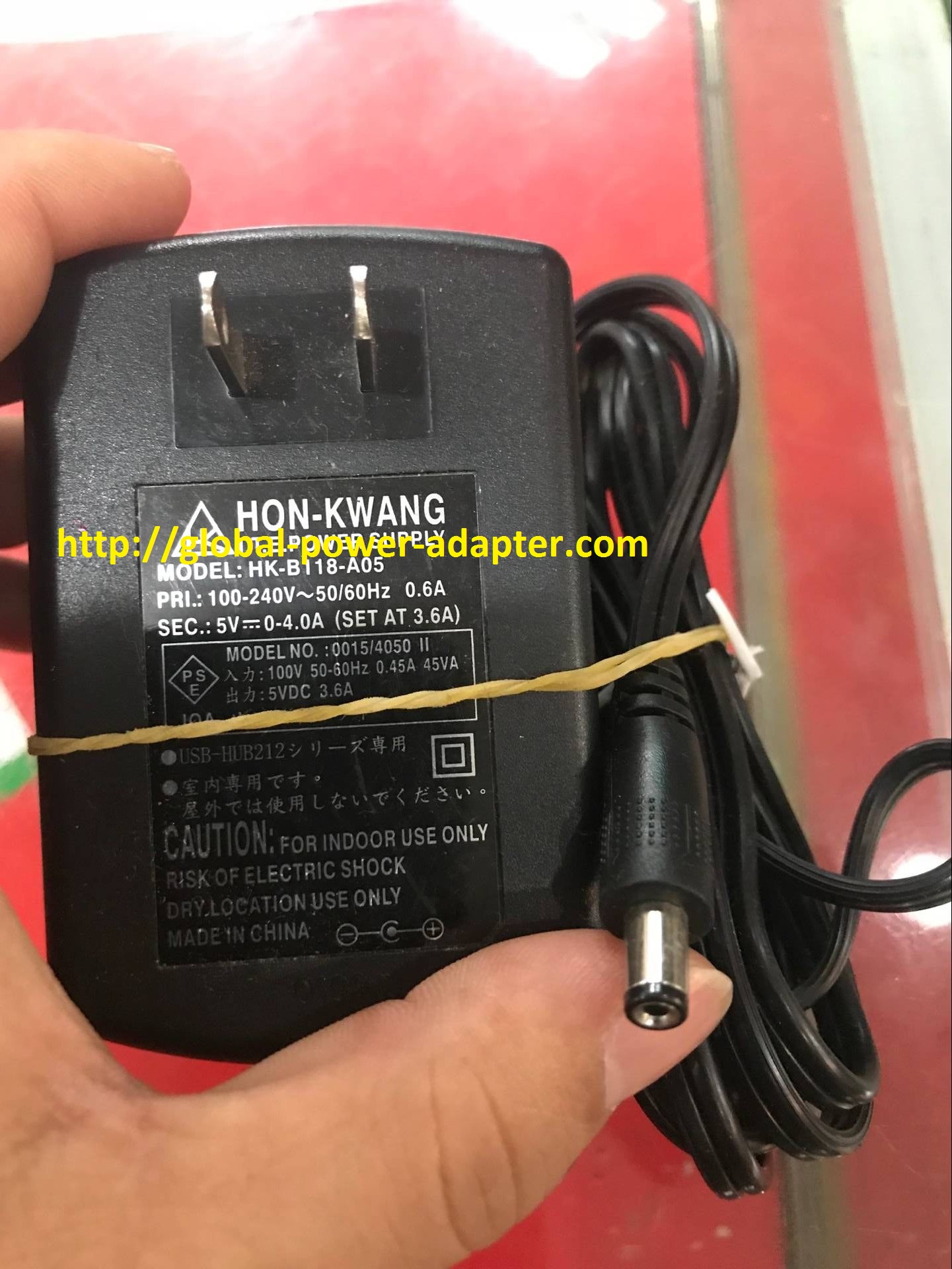 Brand NEW HON-KWANG HK-B118-A05 POWER SUPPLY AC DC Adapter Power Adapter