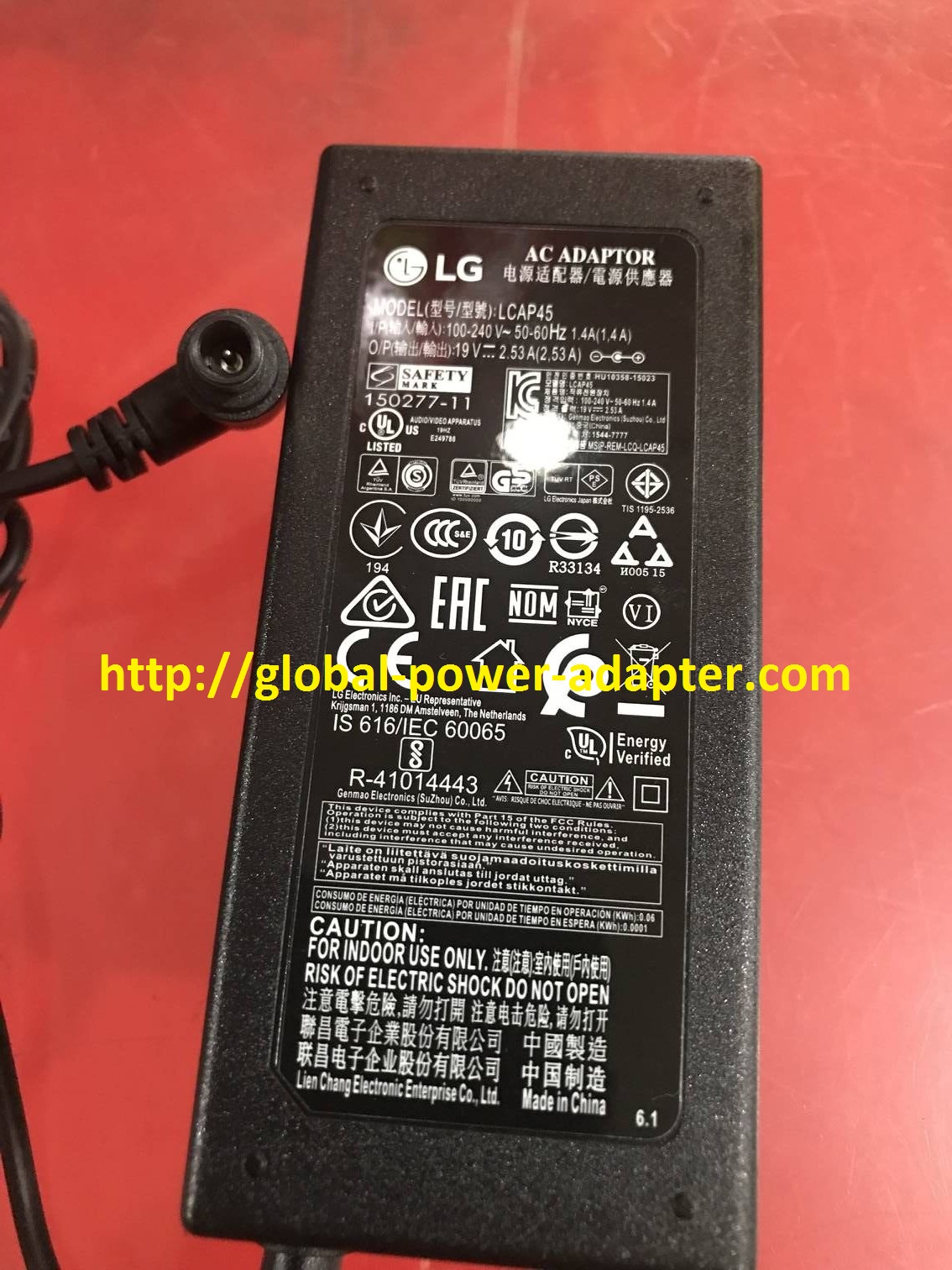 Brand NEW LG LCAP45 AC DC Adapter POWER SUPPLY