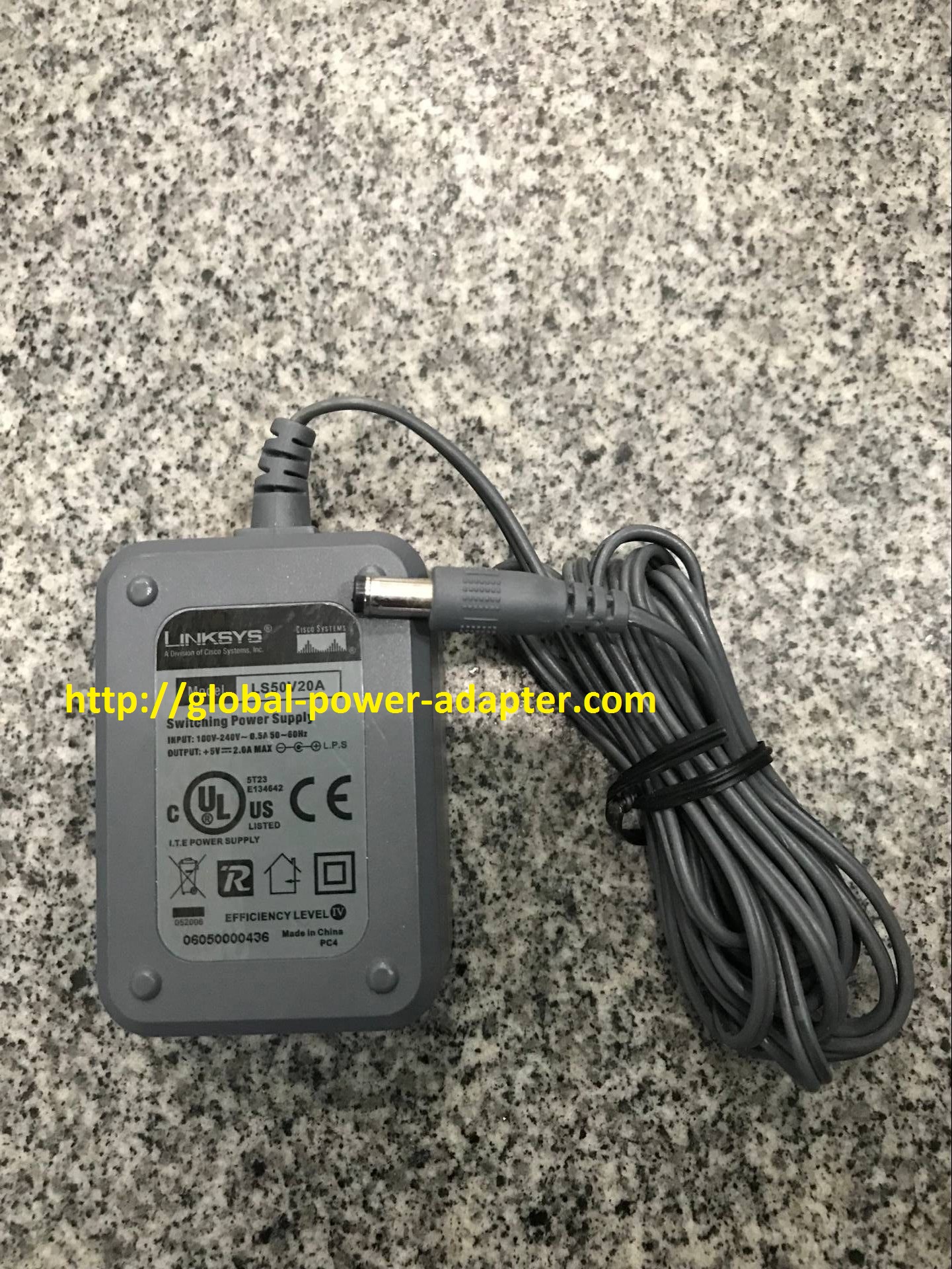 Brand NEW LINKSYS LS50V20A AC DC Adapter POWER SUPPLY - Click Image to Close