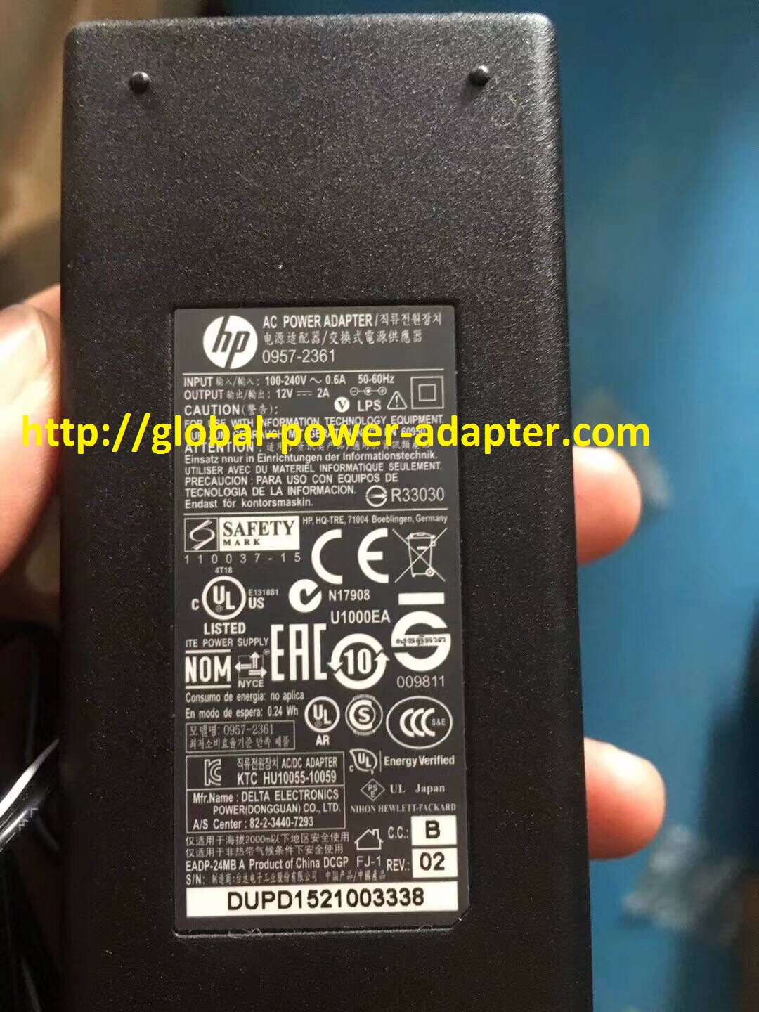 Brand NEW HP 0957-2361 AC DC Adapter POWER SUPPLY - Click Image to Close