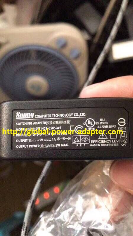 Brand NEW SUNNY 5Y51421-0505-W2 AC DC Adapter POWER SUPPLY