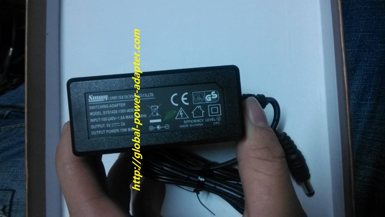 NEW SUNNY SYS1428-1505-W2E SWITCHING POWERT AC DC ADAPTER SUPPLY!