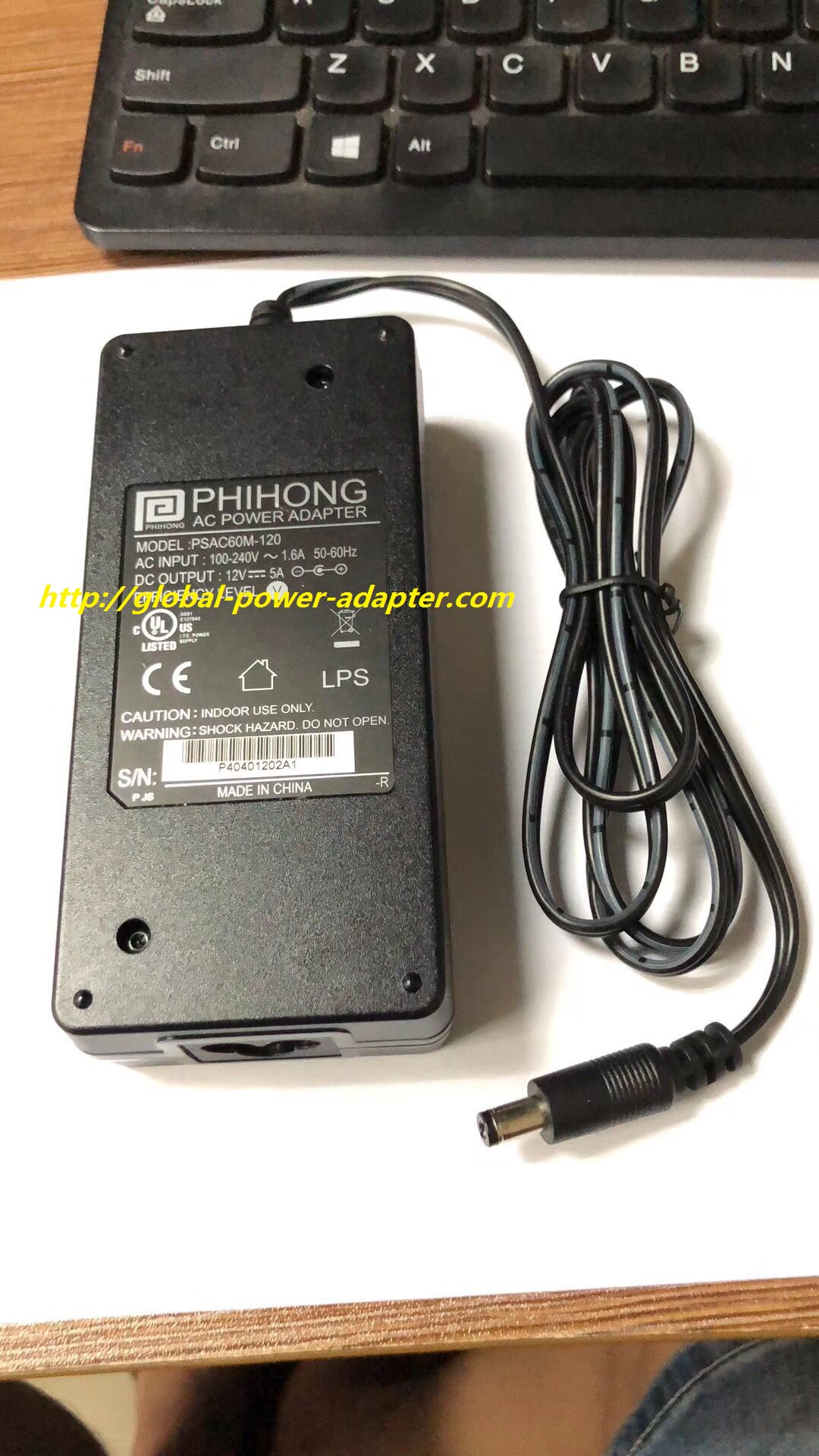 NEW PHIHONG PSAC60M-120 AC ADAPTER POWER SUPPLY