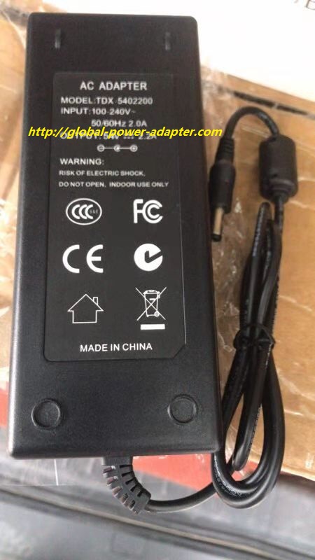 NEW TDX-5402200 AC DC ADAPTER POWER SUPPLY - Click Image to Close