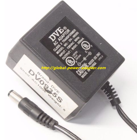 NEW DVE DV-0935S AC DC Power Supply Adapter Charger