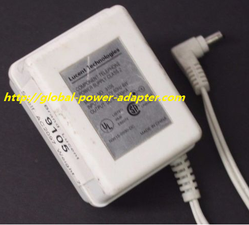 NEW Adapter Charger 9V 300mA Lucent Technologies 9105 AC Power Supply