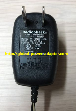 Brand NEW Original Genuine RadioShack KA12D120010023U AC/AC ADAPTOR POWER SUPPLY - Click Image to Close