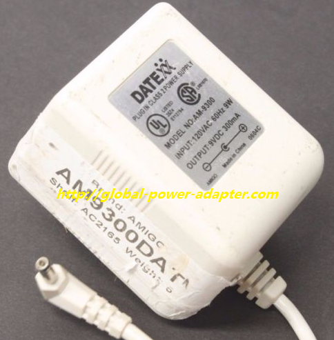 NEW Datexx Adapter Charger Output 9V 300mA FOR AM-9300 AC DC Power Supply