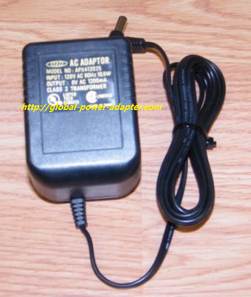 NEW Unbranded 6V 1200mA Class 2 Transformer APX412025 AC Adapter Only - Click Image to Close