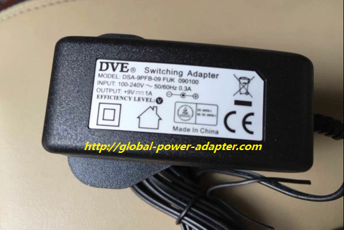 NEW DVE DSA-9PFB-09 FUK 090100 SWITCHING POWERT AC DC ADAPTER SUPPLY ! - Click Image to Close