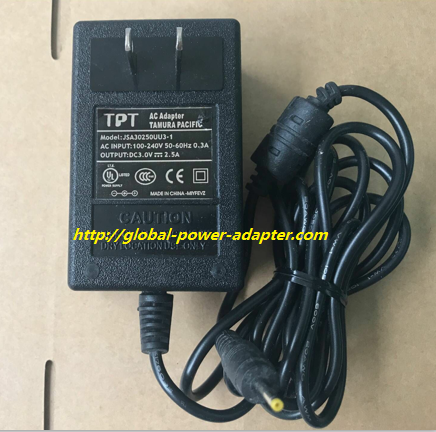 Brand NEW TPT JSA30250UU3-1 SWITCHING POWERT AC DC ADAPTER SUPPLY! - Click Image to Close