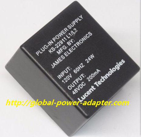 NEW Genuine Adapter Output 48V DC 200mA FOR Lucent KS-22911 L1/L2 AC Power Supply