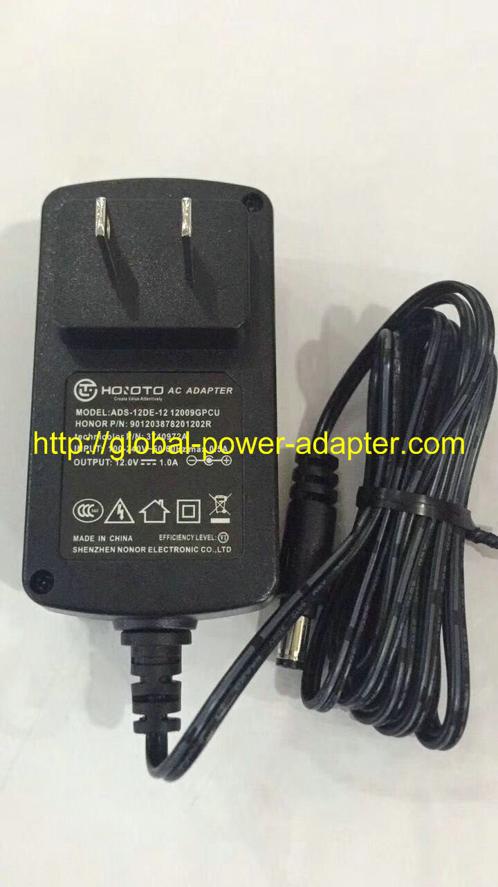 *Brand NEW*HOIOTO 901203878201202R ADS-12DE-12 12009GPCU 3740972A 12.0V 1.0A AC DC Adapter POWER SUP