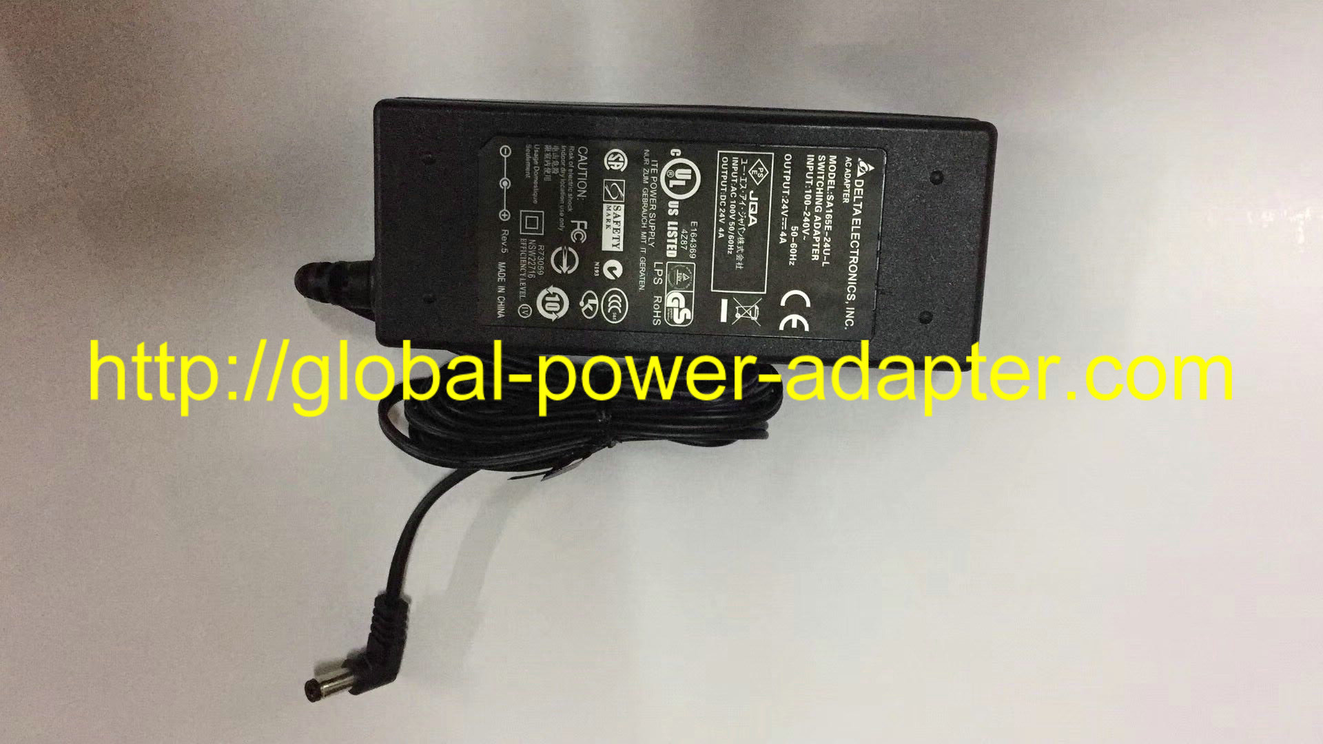 *Brand NEW*DELTA 24V 4A SA165E-24U-L AC DC Adapter POWER SUPPLY