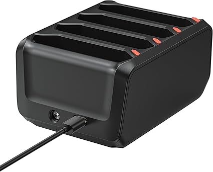 4-Slot Battery Charging Cradle Kit for Zebra TC70 TC75 TC77 TC7X-4BTYC1 Barcode Scanners, Compatible