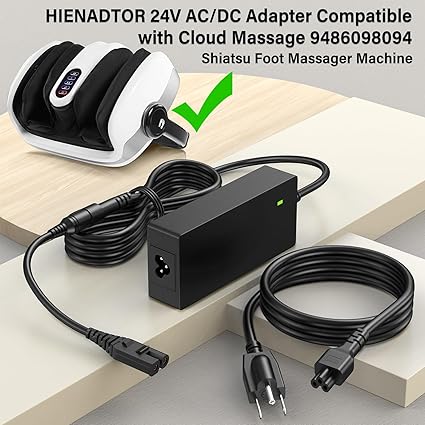 12V Leg Massager Charger for CINCOM, RENPHO HY-1117A, FIT King FT-017A ‎ FT-009A,QUINEAR BD1464 QN-0