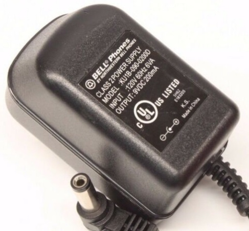 Bell KU1B-090-0200D AC DC Power Supply Adapter Charger Output 9V 200mA Brand: Bell Type: Adapte