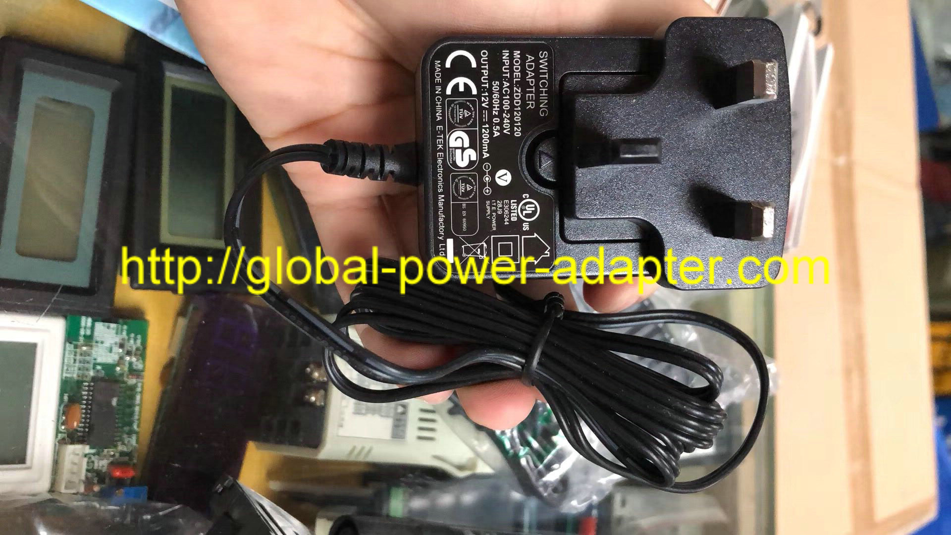 *Brand NEW*12V 1200mA ZDD120120 AC DC Adapter POWER SUPPLY