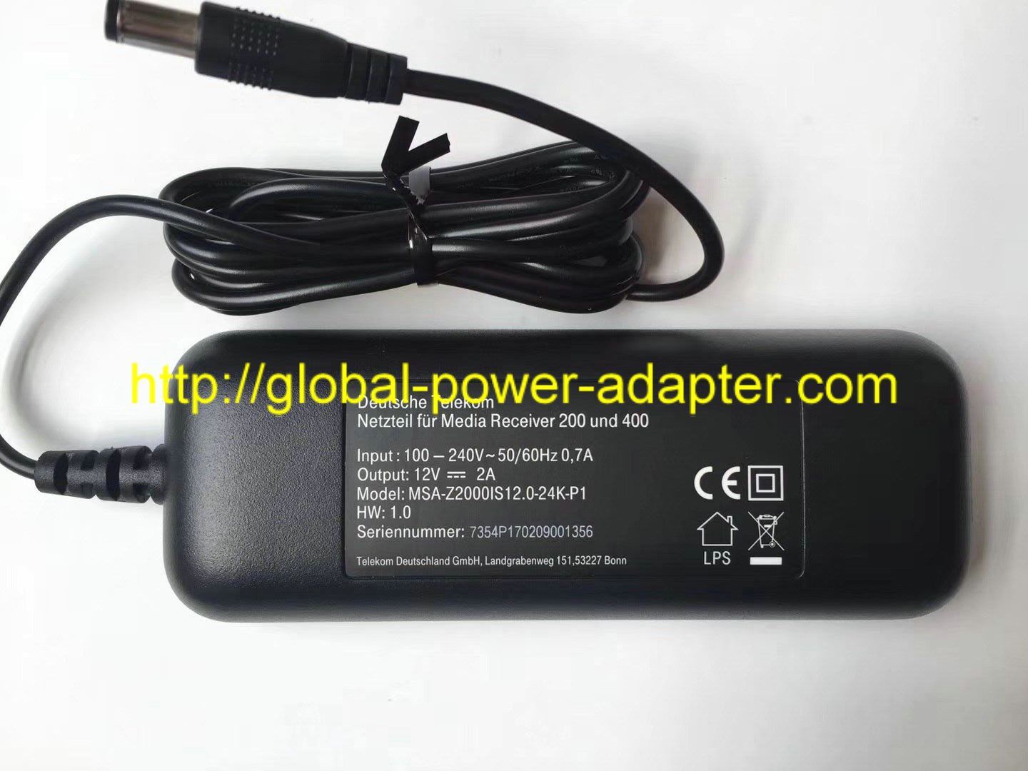 *Brand NEW*12V 2A AC DC Adapter MSA-Z2000IS12.0-24K-P1 POWER SUPPLY - Click Image to Close