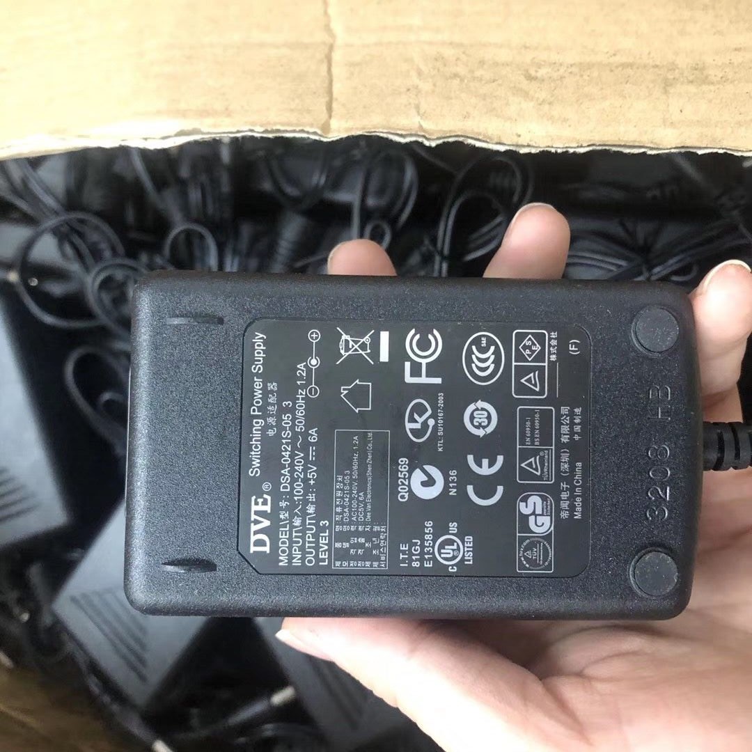 *NEW* 5V 6A AC DC Adapter DVE DSA-0421S-05 3 POWER SUPPLY - Click Image to Close