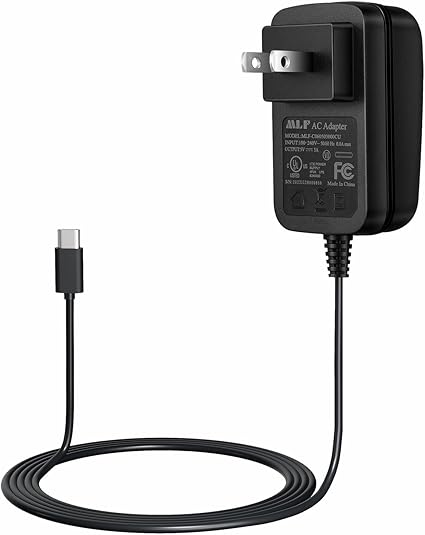 5V 3A USB C/Type-C Power Supply Adapter, 5 Volt 3000mA Power Cord Adapter for Raspberry Pi 4 Model