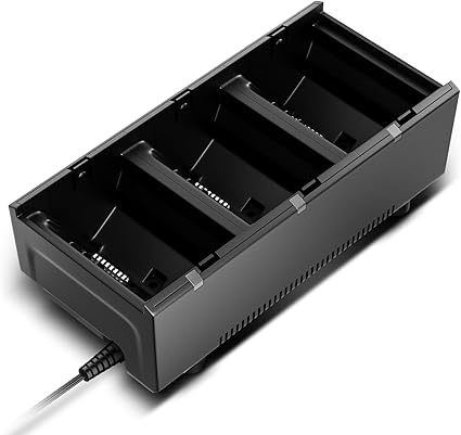 3-Slot Battery Charging Cradle Kit for Zebra ZQ610 ZQ620 ZQ630 ZQ510 ZQ511 ZQ520 ZQ521 QLn220 QLn320