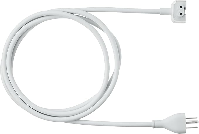 Apple Power Adapter Extension Cable Color White Brand Apple Connector Gender Male-to-Male Voltage 1