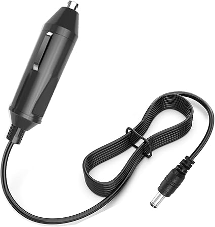 Car 12V DC Adapter Compatible with Zebra ZQ510 ZQ511 ZQ500 ZQ520 ZQ521 Mobile Printer ZQ52 QN4 QN2 Q