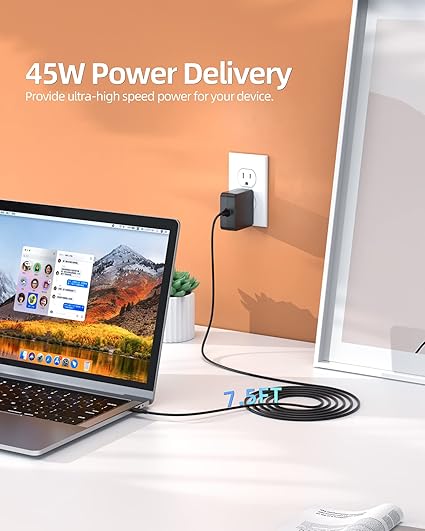 45W USB-C Power Adapter Fit for T-Mobile 5G Home Internet Wi-Fi Gateway—Fit for Arcadyan KVD21, Sage