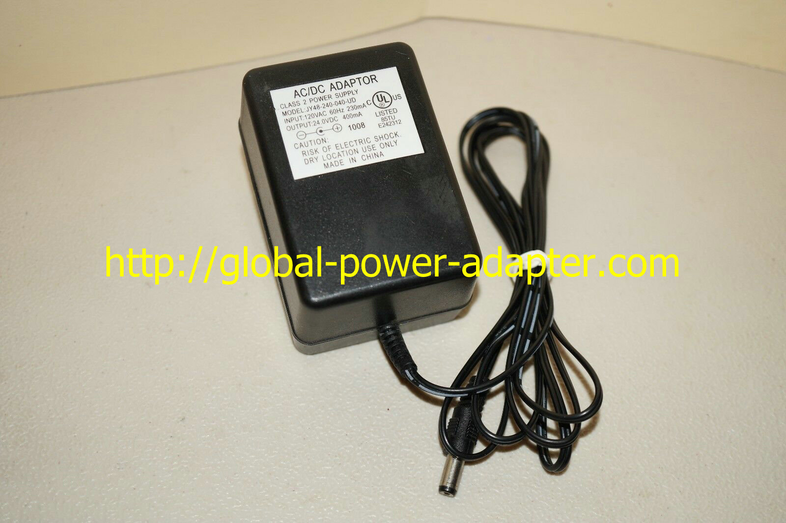 *Brand NEW* 24.0V 400mA AC/DC ADAPTOR JY48-240-040-UD AC Adapter Power Supply