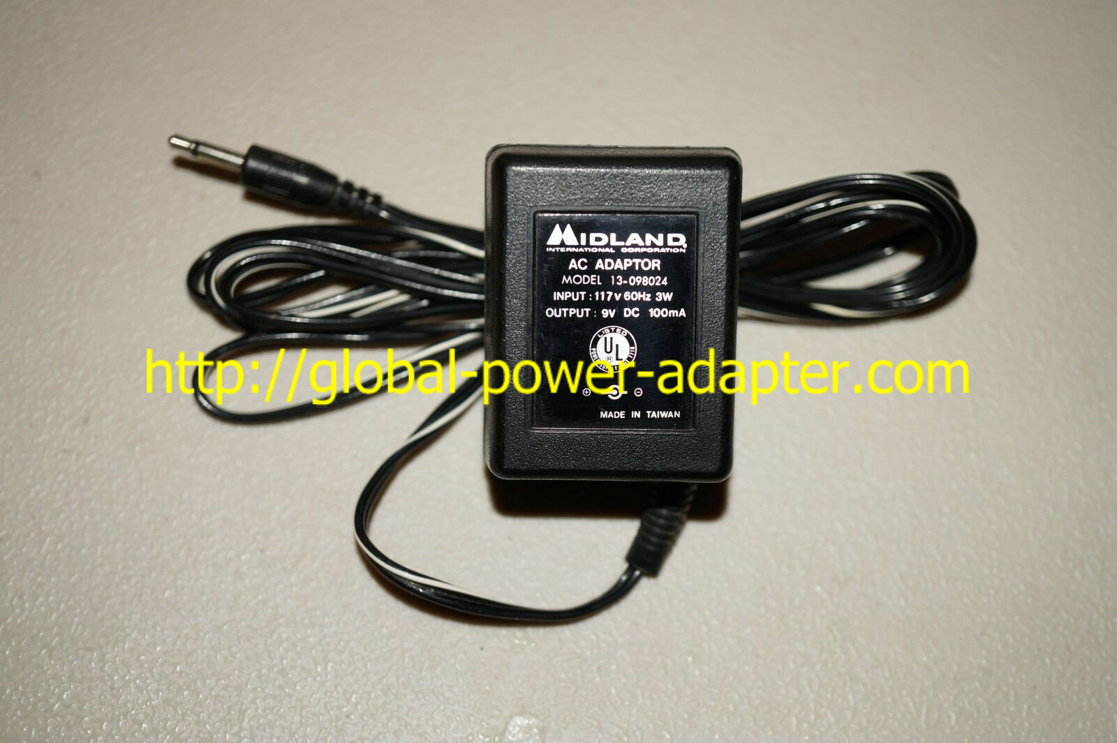 *Brand NEW* 9V 100MAX Midland 13-098024 AC ADAPTER Power Supply