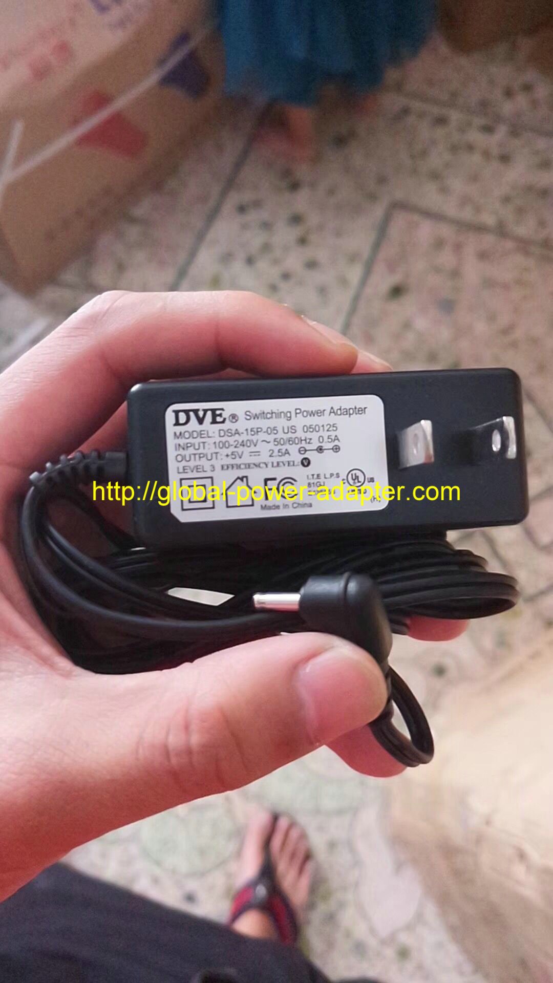 *Brand NEW* DSA-15P-05 US 050125 DVE 5V 2.5A AC DC Adapter POWER SUPPLY