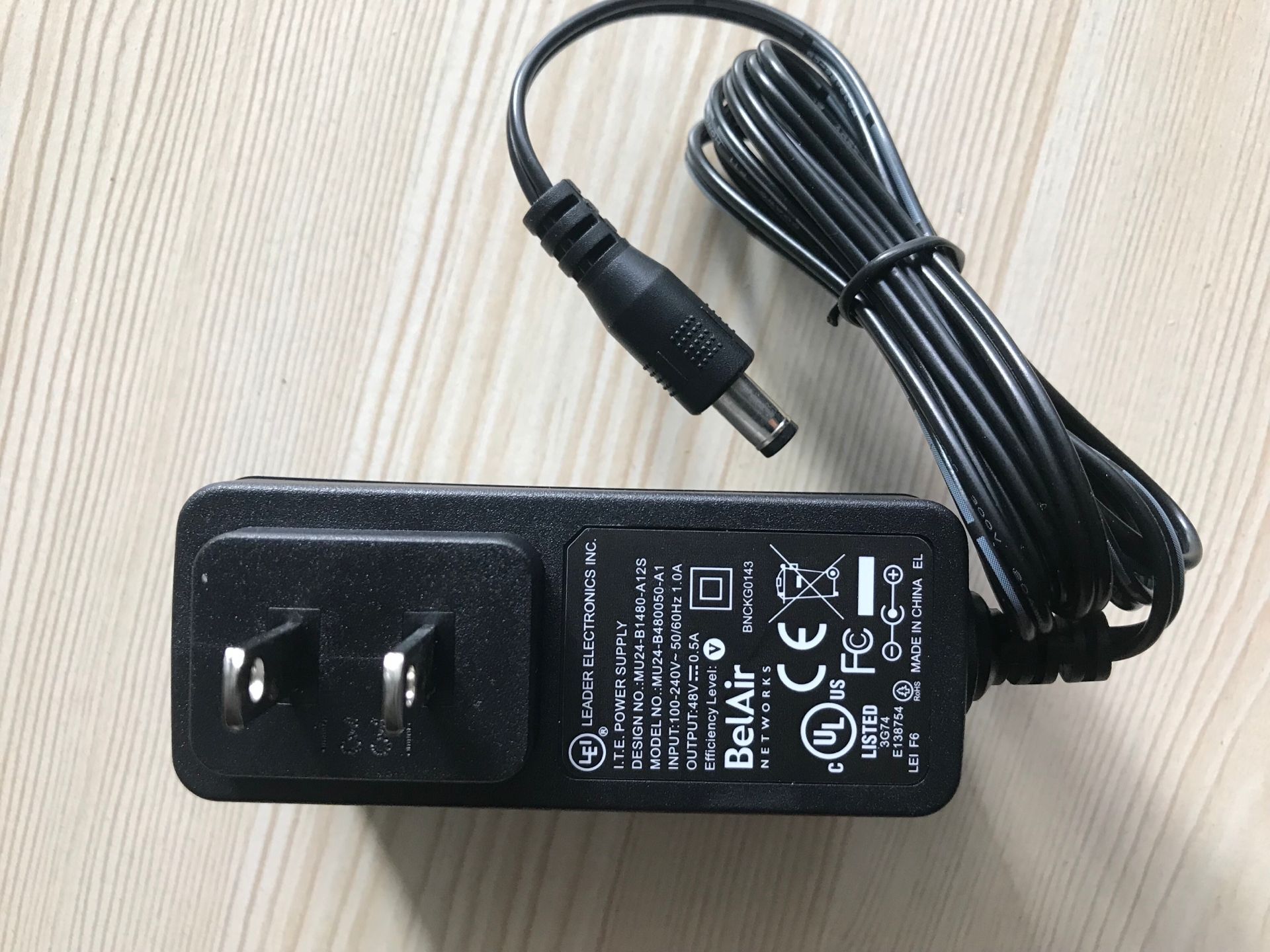 *Brand NEW* LEI MU24-B1480-A12S P/N:MU24-B480050-A1 48V 0.5A AC DC Adapter POWER SUPPLY