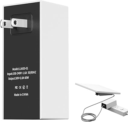 Starlink Mini Power Supply Adapter,30V 2A 60W AC/DC Charger Wall Plug, Fast Charging, Official Alter