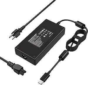 240W for MSI Laptop Charger 20V 12A, Fit for GS77 GE76 GE66 Raider GP76 GP66, Creator Pro Z17 Z16P