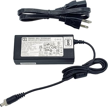 OEM 12V 5A 60W 5.5x2.5 mm w/Barrel Screw Lock AC/DC Adapter Compatible with CWT KPL-060F-VI KPL060F-