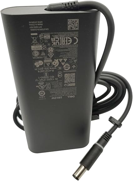 Dell GaN Laptop Charger 180W Watt Barrel 7.4mm tip AC Power Adapter - LA180PM210,HA180PM210,DA180PM2
